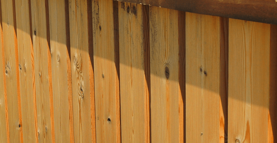 wooden fencing